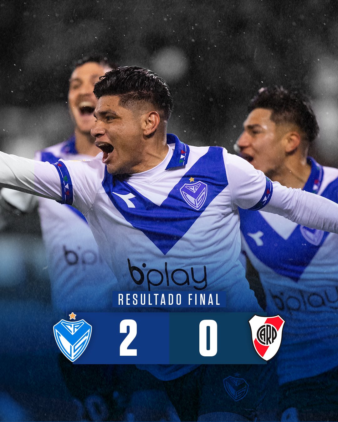 2-0 - @velez twitter
