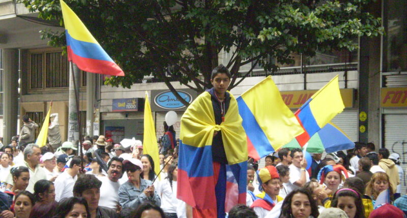 Marcha 20 de julio - Cra. 7, Bogotá