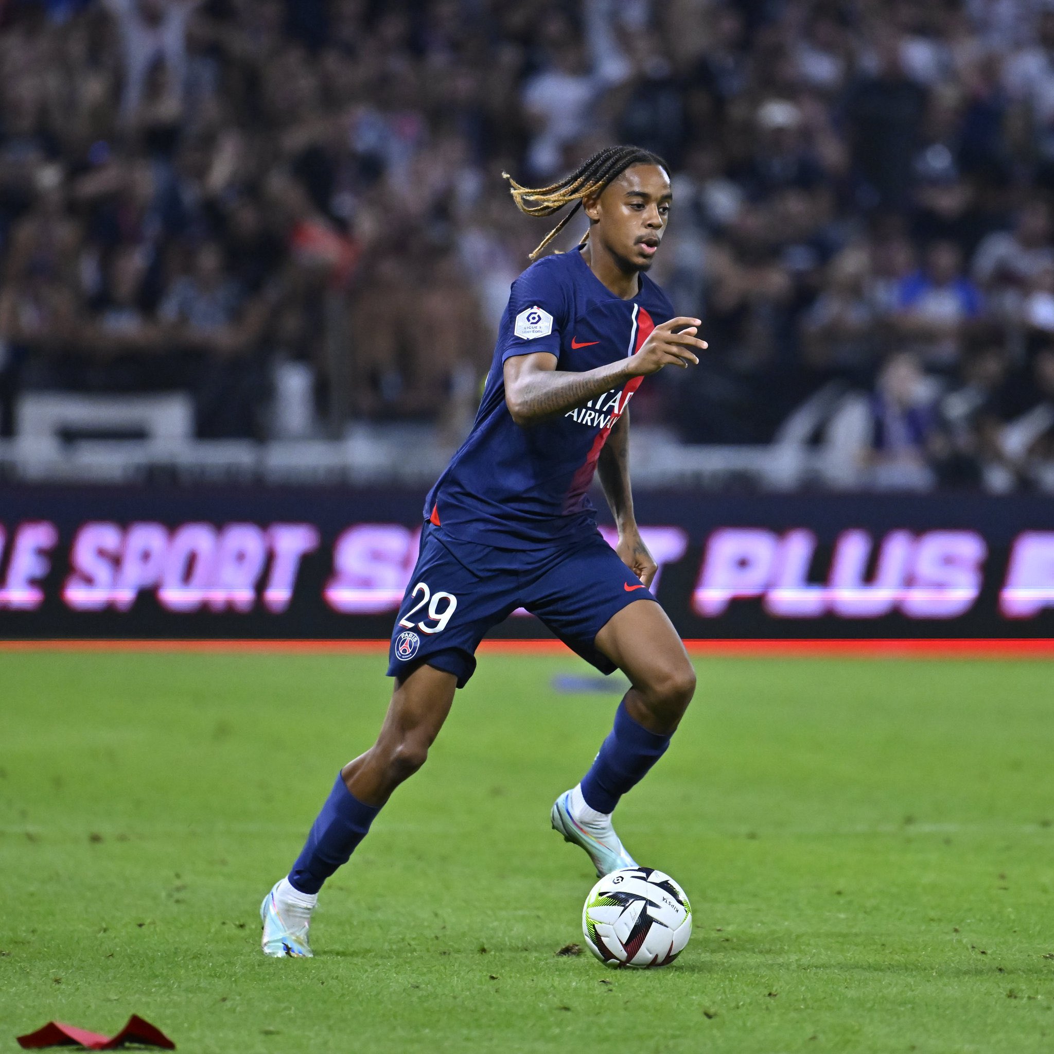 Barcola - @PSG_espanol Twitter