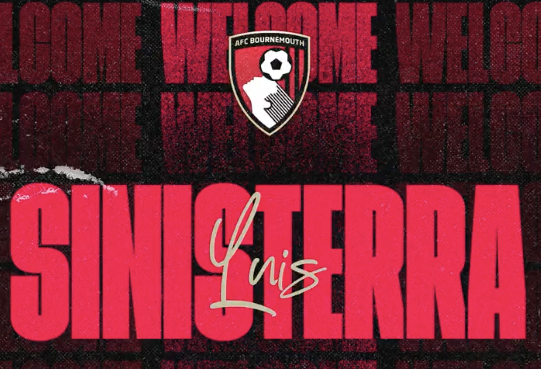 luis sinisterra - @afcbournemouth twitter