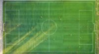 Aerial View of Soccer Field