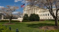 US Supreme Court Flag Half Mast