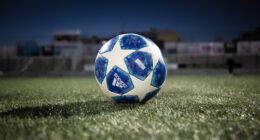 white blue soccer ball on green grass field during daytime