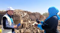 © UNICEF/Rebecca Phwitiko UNICEF staff are providing support following the earthquake in Herat province in Afghanistan.