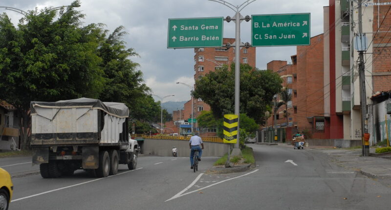 Vías exentas de Pico y Placa zona Occidental