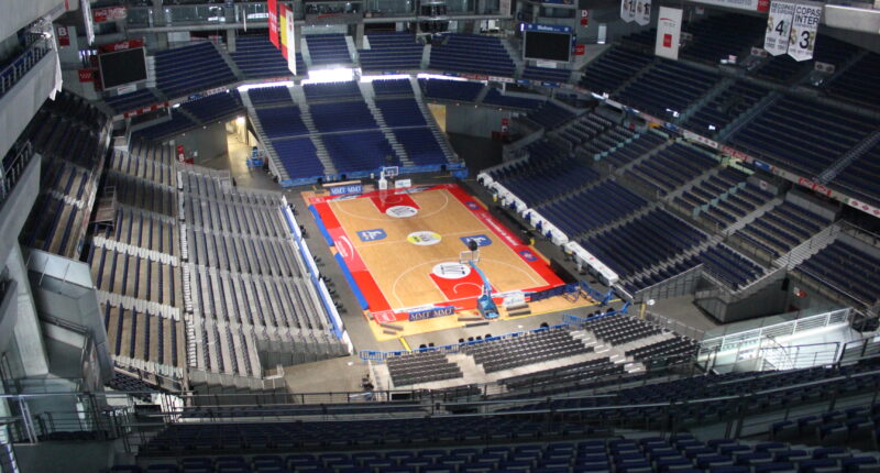 Vista del Palacio de los Deportes