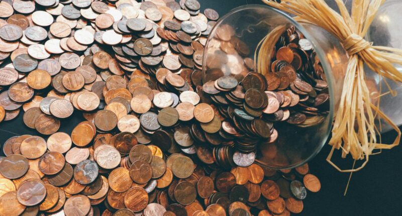 Copper-colored Coin Lot