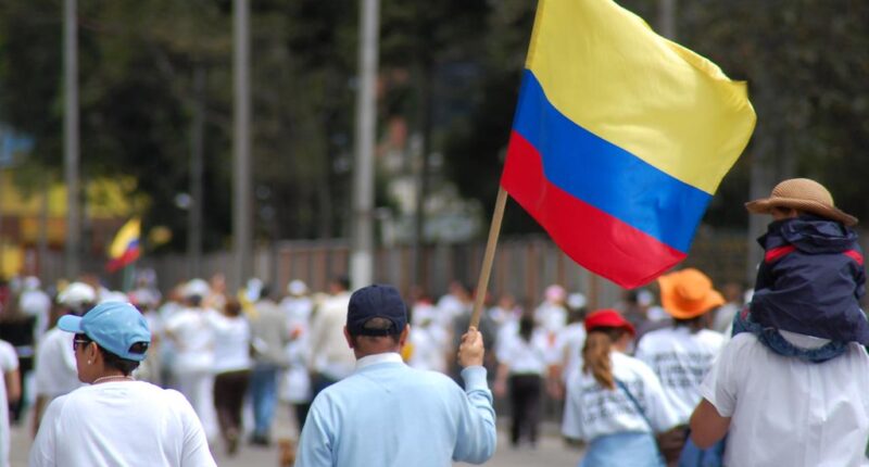 Marcha en Colombia: