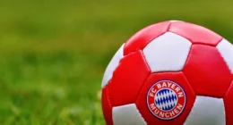 Closeup FC Bayern München football