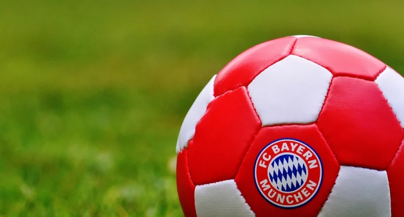 Closeup FC Bayern München football