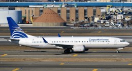 Copa Airlines Boeing 737 MAX 9 HP-9903CMP taxiing at JFK Airport