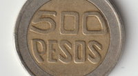 Moneda colombiana de 500 pesos, anverso