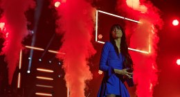 La cantante Aitana durante un concierto (foto de archivo)