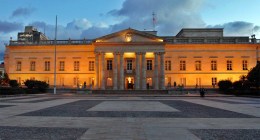 Fachada de la Casa de Nariño, sede de la Presidencia, en Bogotá