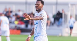 El delantero colombiano Jhon Durán durante un amistoso del Zenit en febrero de 2026