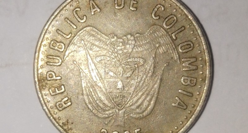 Moneda colombiana de 50 pesos