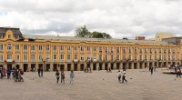 Palacio Liévano, sede de la Alcaldía de Bogotá, en la Plaza de Bolívar