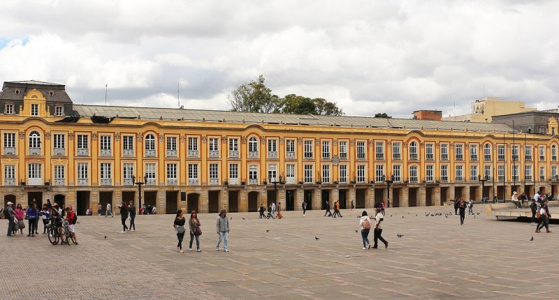 Palacio Liévano, sede de la Alcaldía de Bogotá, en la Plaza de Bolívar